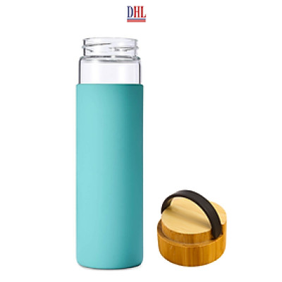 Bình đựng nước thủy tinh nguyên sinh an toàn Mitomo 500ml - Hàng chính hãn