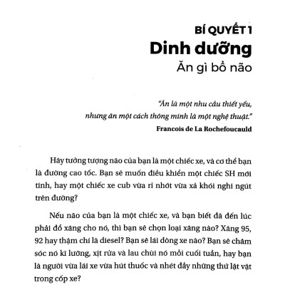 Tối Ưu Hóa Bản Thân - Sở Hữu Não Bộ Thông Minh Và Sắc Bén Hơn