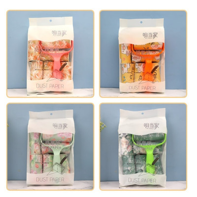 Bộ Cây Lăn Bụi Tặng Kèm 6 Lõi Thay Thế Giúp Vệ Sinh Chăn Gối Quần Áo, Lông Mèo, Lông Chó Giao Màu Ngẫu Nhiên