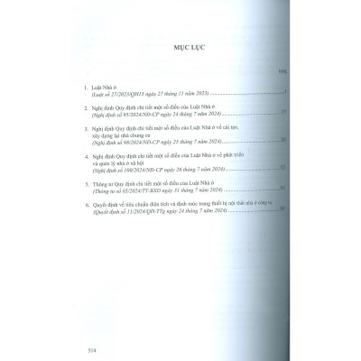 Sách - Luật Nhà Ở Và Các Văn Bản Hướng Dẫn Thi Hành  - NXB Xây Dựng
