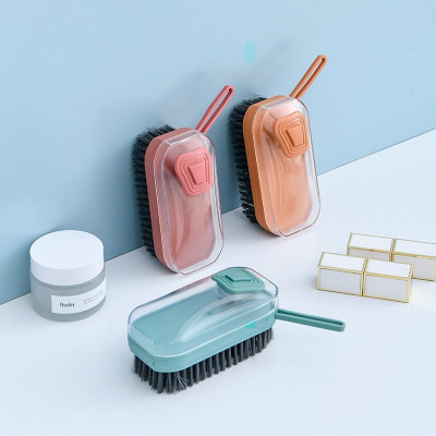 Bàn Chải Chà Chân, Chà Sàn, Bàn Chải Quần Áo Đa Năng Có Ngăn Đựng Nhả Xà Phòng Cao Cấp Tiện Lợi