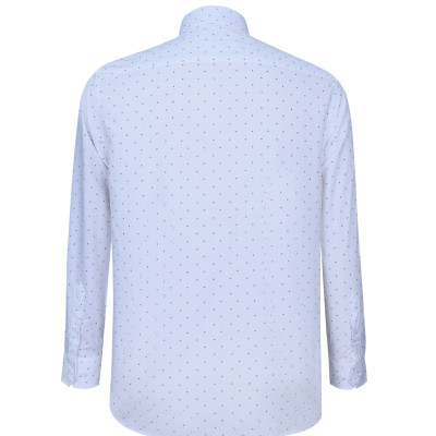 Áo sơ mi nam tay dài form suông Khatoco A1MD498T1-CNIN404-2508-D