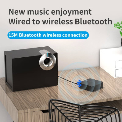 ROGTZ - Bộ Thu Phát Âm Thanh Bluetooth 5.0 2 Trong 1 BT-21, Hỗ trợ NFC, Pin 200mAh 8 Giờ, Chip Xử Lý Âm Thanh Thế Hệ Mới, 2 Cổng Âm Thanh RCA và AUX, Thiết Kế Nhỏ Gọn - Hàng Chính Hãng