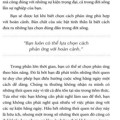 Sức Bật Tinh Thần - 10 Thói Quen Cho Cuộc Sống Chất Lượng