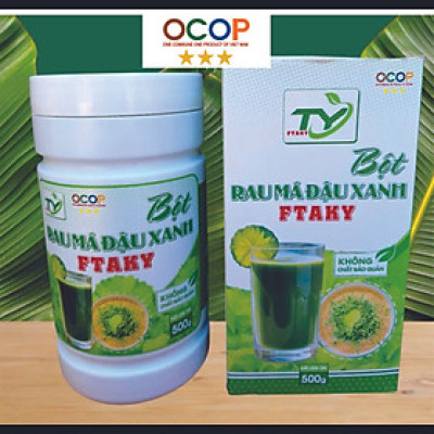 Bột Rau Má Đậu Xanh - Tốt Sức Khoẻ - Hạn Chế Nóng Trong - Đẹp Da - Ngủ Ngon sản phẩm đã được kiểm định chất lượng ( OCOP 3 SAO )