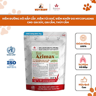 Five-Azimax WS - Viêm đường hô hấp cấp, viêm túi khí, viêm khớp do Mycoplasma