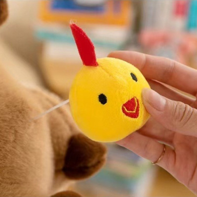 Thú nhồi bông capybara ciu gà đáng yêu - Size từ 35cm đến 65cm - Quà tặng gấu bông capybara có ciu hình gà kéo ra được.