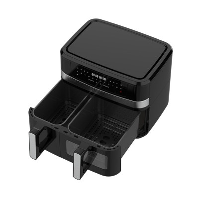 [New] Nồi chiên không dầu 2 ngăn 10L Sunhouse Mama SHD4098 - Chế độ riêng - Tiết kiệm thời gian - Công nghệ Rapid Air - Hàng chính hãng