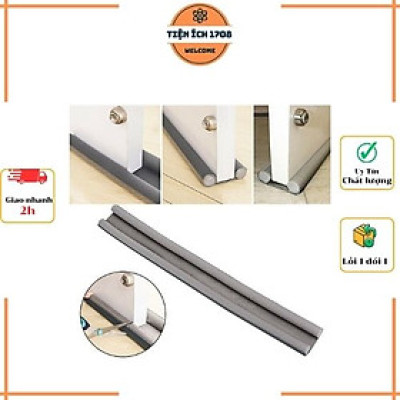 Combo 3 cặp thanh chắn khe cửa (ron chắn khe cửa) chống thoát hơi máy lạnh, máy điều hòa