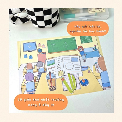 Bộ Tranh Tương Tác Cô Tiên Xanh - Lớp Học Bất Ổn