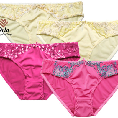 Combo 5 quần lót nữ thun lạnh ren thêu màu ngẫu nhiên MK03