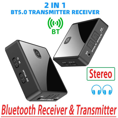 ROGTZ - Bộ Thu Phát Âm Thanh Bluetooth FZ-380 Chế Độ Linh Hoạt Kết Nối Đa Dạng Optical 3.5mm Kết Nối Đa Thiết Bị Bluetooth 5.0 Giao Thức AVRCP, A2DP Khoảng Cách 10m Pin Lithium 300mah Nhỏ Gọn Hàng Chính Hãng