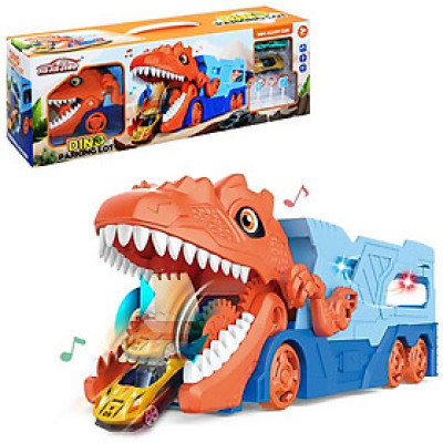 Bộ Đồ Chơi Thử Thách Khủng Long T-Rex Nuốt Chửng Siêu Xe - Six-Six-Zero 6204 (660-S111)