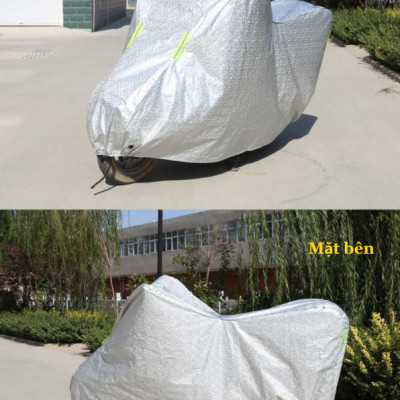 Bạt Phủ Áo Trùm Xe Máy Vải Dù Che Mưa Nắng Thời Tiết Khắc Nghiệt Loại Lớn Cho Dòng Xe Tay Ga - Xe Số Thông Dụng
