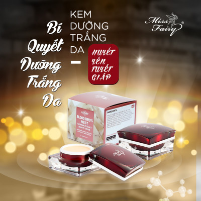 KEM MISSFAIRY HUYẾT YẾN - TUYẾN GIÁP 12G - DƯỠNG TRẮNG - CẤP ẨM - XOÁ THÂM NÁM