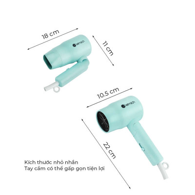 Máy sấy tóc Elmich HDE-1813 công suất 1200W - Hàng chính hãng