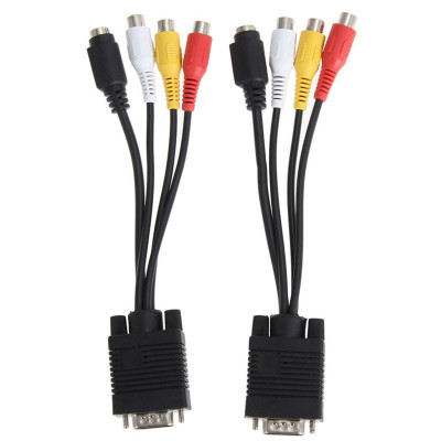 SOAIY CÁP CHUYỂN VGA SANG AV, SVIDEO, COMPONENT - Hàng Nhập Khẩu