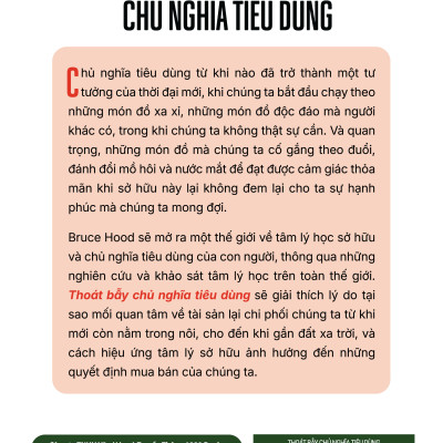 Thoát Bẫy Chủ Nghĩa Tiêu Dùng