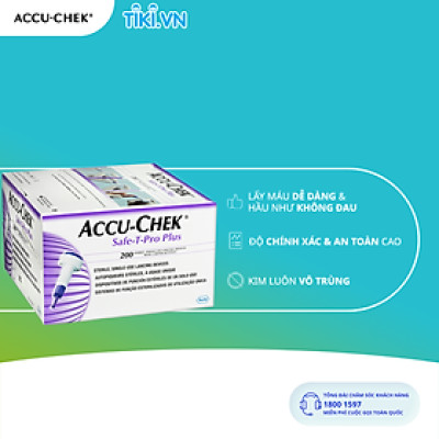 Thiết Bị Lấy Máu Đã Có Kim ACCU-CHEK Safe-T-Pro Plus