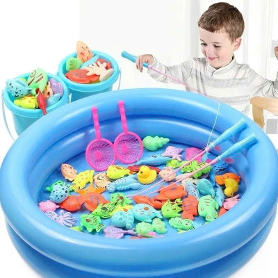 Bộ Đồ Chơi Câu Cá Bằng Nam Châm Kích Thước Bể Lớn, Nhiều Chi Tiết Cá Và Sinh Vật Biển – Đồ Chơi Giáo Dục Cho Trẻ Em - HÀNG CHÍNH HÃNG MINIIN