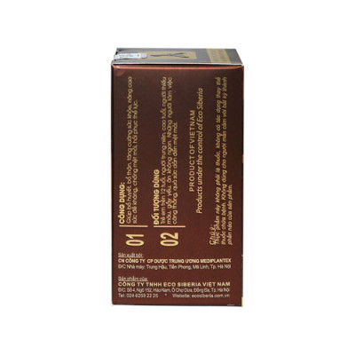 Viên lộc nhung Siberia-Bổ thân tráng dương, tăng cường sức khỏe tổng thể, hỗ trợ yếu sinh lý, nguyên liệu nhung hươu Nga(hộp 30 viên nang)