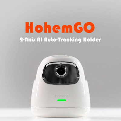 Hohem GO - Gá Kẹp Điện Thoại Tích Hợp Cảm Biến Tầm Nhìn AI Xoay 360°, Thời Gian Sử Dụng 10 Giờ- Hàng chính hãng