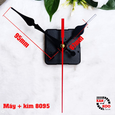 Máy đồng hồ treo tường kim trôi TAIWAN DQS518- trục đồng dài 6mm  BẢO HÀNH 24 tháng- dùng cho đồng hồ treo tường cỡ 10cm đến 40cm