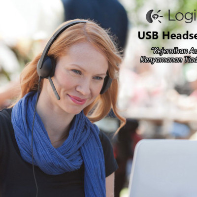 Tai nghe có dây Logitech H340 - Hàng chính hãng