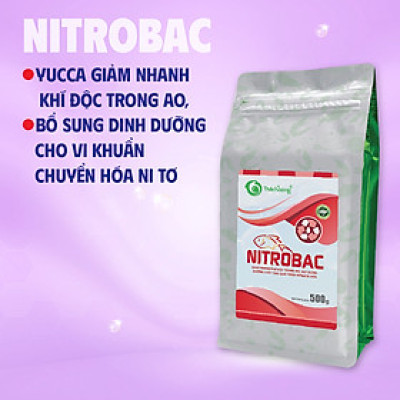 NITROBAC - Yucca giảm nhanh khí độc trong ao, bổ sung dinh dưỡng cho vi khuẩn chuyển hóa ni tơ