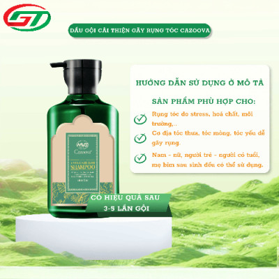 Dầu Gội Cazoova 320ml – Giảm Gãy Rụng, Nuôi Dưỡng Tóc Mềm Mượt, Khỏe Mạnh Cho Mẹ Bầu Sau Sinh