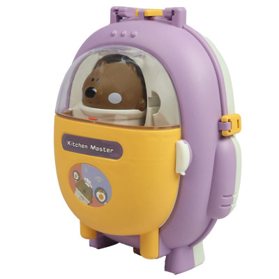 Đồ Chơi Ba Lô Nhà Bếp Gấu Xinh Xắn - Bear Magic Backpack Kitchen - Toys&Joys HY-21 (26 Chi Tiết)