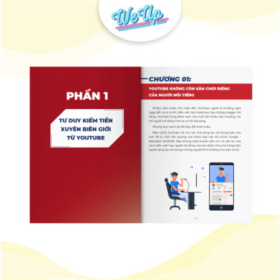 Combo 3 sách: Kiếm tiền xuyên biên giới từ Youtube, Sản xuất video ngắn livestream, 100 Bài mẫu content (Weupbooks)