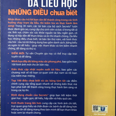 Sách - Da liễu học những điều chưa biết