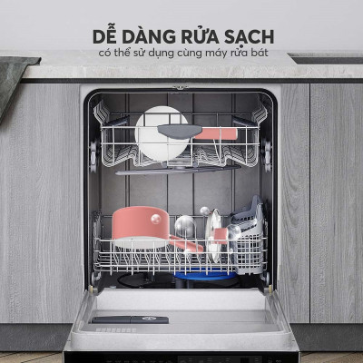 Chảo nhôm tráng sứ chống dính an toàn Elmich Baby EL-5935AP 16cm 18cm, Hàng chính hãng, đáy từ - JoyMall