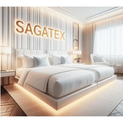 Bộ Ga Gối Tiêu Chuẩn Khách Sạn 5 Sao SAGATEX, 3 Sản Phẩm, Mềm Mịn, Nằm Mát, Sang Trọng