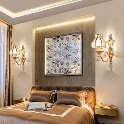 Đèn tường đồng GENZA trang trí nội ngoại thất cao cấp 