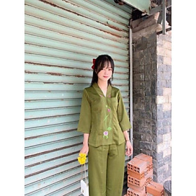 ĐỒ LAM ĐI CHÙA PHÁP PHỤC PHẬT GIÁO #Vải Lụa