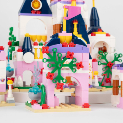 Bộ 6 Đồ Chơi Lắp Ráp Lâu Đài Cổ Tích 6 Trong 1 - Fairy Tale Castle - Toys&Joys 8776 (447 Mảnh Ghép)