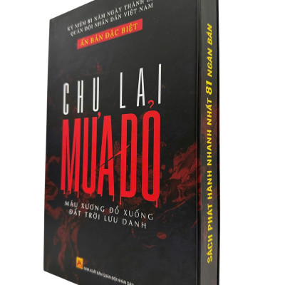 Sách Mưa Đỏ (Chu Lai) Ấn Bản Đặc Biệt Bìa Cứng - Kèm Hộp