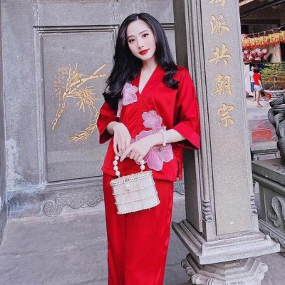 ĐỒ LAM ĐI CHÙA  Mẫu Hoa Gen