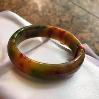 VÒNG BẢN HẸ ĐÁ MÃ NÃO TỨ QUÝ 56 ĐỦ MÀU NỮ 55KG ĐẾN 67KG ĐEO SIZE VÒNG ĐEO VỪA TAY 56 VÒNG NGOÀI 71MM4 ĐỘ DẦY 7MM4 CAO 14MM9