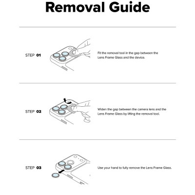[Combo 2] Dán camera cho iPhone 17 Pro Max / 17 Pro / 17 / Air RINGKE Lens Frame Glass - Hàng Chính Hãng