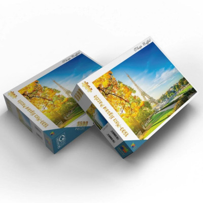 Bộ Tranh Ghép Hình Minh Châu - 60 x 80 cm (1500 Mảnh Ghép) - Tháp Eiffel