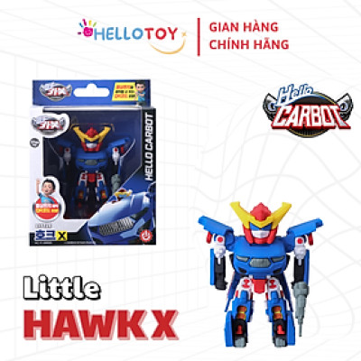 Đồ chơi Robot Little Hawk X Hello Carbot HC-F-009SD - Nhựa PVC - Kích thước 120*72*130mm - Tuổi 37+ - Hello Toy