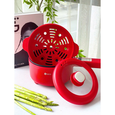 Nồi lẩu điện đa năng Arber DN08 màu đỏ