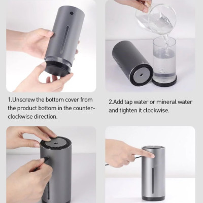 Máy phun sương tạo ẩm dùng cho ô tô, xe hơi nhãn hiệu Baseus CRJSQ01 - Hàng Nhập Khẩu