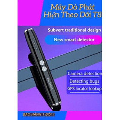 ROGTZ - Máy dò phát hiện Camera ẩn GPS Định vị Tín Hiệu Máy nghe trộm T8 Màn hinh LED Phát hiện tín hiệu đa định dạng WiFi 3G/4G GSM GPS LOJACK RF Chế độ phát hiện đa dạng Điều chỉnh độ nhạy Văn phòng Khách sạn Xe hơi Nhà ở Hàng Chính Hãng