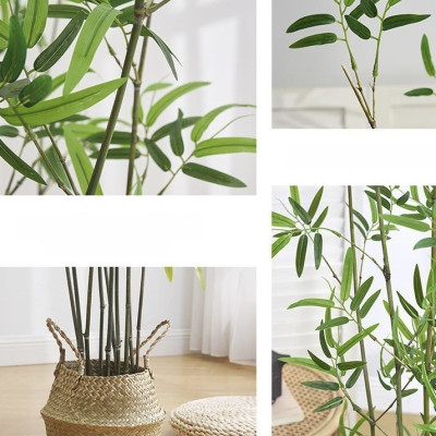 Set 10 cây trúc giả ( Loại thường) - Size từ 120cm đến 150cm - Cây giả, hoa lụa Decor trang trí nhà cửa