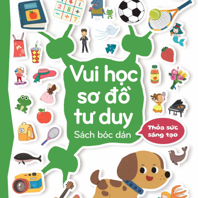 Combo Vui Học Sơ Đồ Tư Duy: Sách Bóc Dán (6 Cuốn)