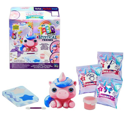 Đồ Chơi Móc Khóa Squishy DIY - Taba World 855049-7L - Lỳ Lân Nay Nay